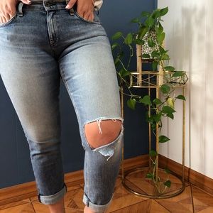 RAG & BONE DRE BOYFRIEND IN MARINER